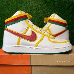 Nike Vandal Hi High Leather West Indies Rasta White Red Yellow Green